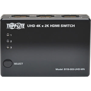 3PORT HDMI MINI VIDEO SWITCH AUDIO 4K X 2K UHD 24/30 HZ