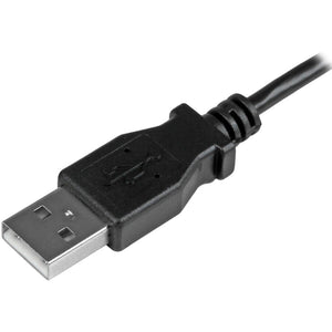6FT LEFT ANGLE MICRO USB CABLE USB A TO MICRO B CHARGING CORD