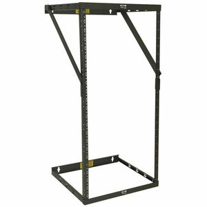 8U 22U 2POST OPEN FRAME RACK CABINET EXPANDABLE 11.5IN DEPTH