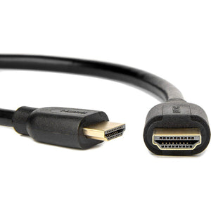 1M HDMI TO HDMI M/M WITH ETHERNET CABLE BLACK