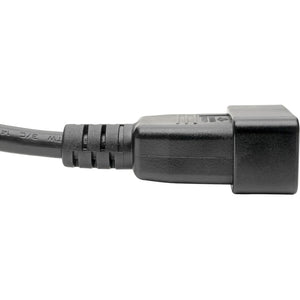 10FT POWER EXTENSION CORD 14AWG 15A C19 TO C20 HEAVY DUTY