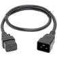 3FT POWER EXTENSION CORD 14AWG 15A C19 TO C20 HEAVY DUTY