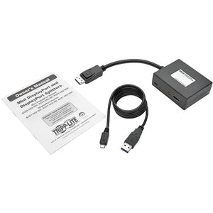DISPLAYPORT TO HDMI SPLITTER 2-PORT 1080P 1920X1080 60HZ
