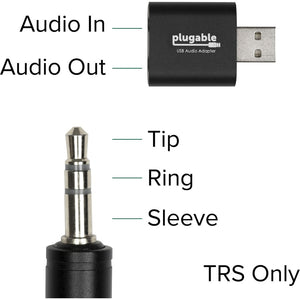 PLUGABLE USB-AUDIO USB AUDIO ADAPTER