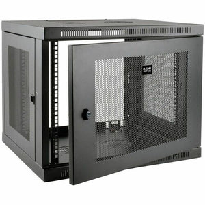 9U WALL MOUNT RACK ENCLOSURE SERVER CABINET DEEP LOW PROFILE