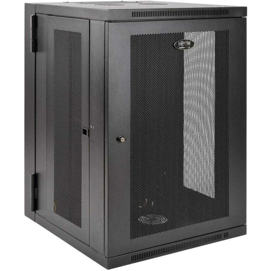 18U WALL MOUNT RACK ENCLOSURE SERVER CABINET HINGED DEEP W/DOORS