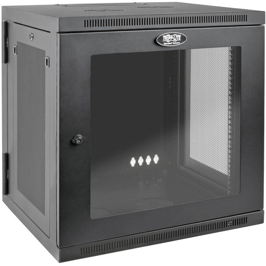 12U WALL MOUNT RACK ENCLOSURE SERVER CABINET HINGED ACRYLIC DEEP