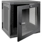 12U WALL MOUNT RACK ENCLOSURE SERVER CABINET HINGED ACRYLIC DEEP