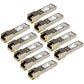 10PK CISCO SFP-GLC-T RJ45 1G SFP MODULE COPPER SFP TRANSCEIVER