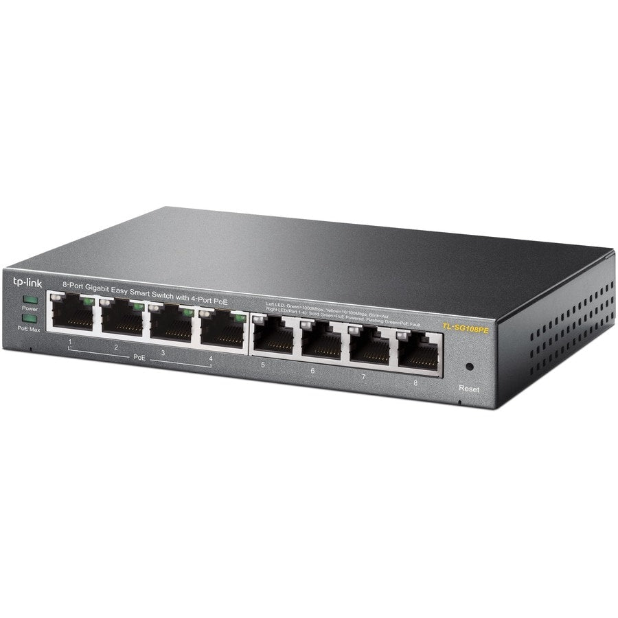 TL-SG108PE 8PORT 10/100/1000 4PORT POE STANDALONE RJ45