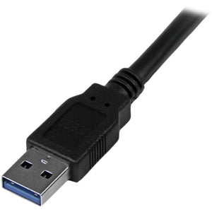 10FT USB 3.0 CABLE TYPE A BLACK USB-A CABLE MALE TO MALE