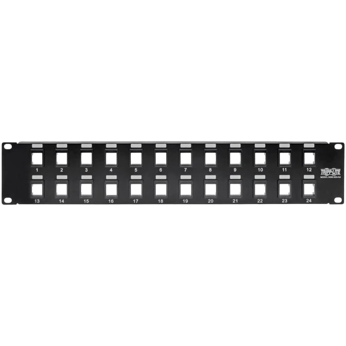 24PORT CAT5E/6 RJ45 USB HDMI PATCH PANEL 2U RACKMOUNT