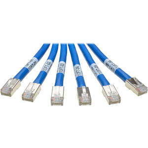 6FT CAT6 CAT6A TRUNK BUNDLE X6 AUGMENTED COPPER RJ45 M/F BLUE