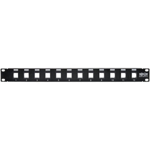 12PORT CAT5E/6 RJ45 USB HDMI PATCH PANEL 1U RACKMOUNT