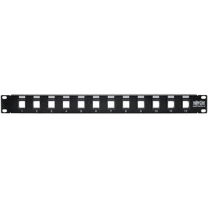 12PORT CAT5E/6 RJ45 USB HDMI PATCH PANEL 1U RACKMOUNT