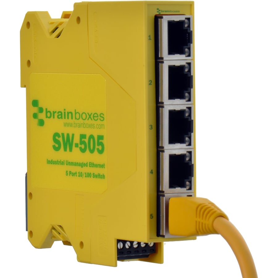 INDUSTRIAL ETHERNET 5PORT SW -22 TO+176 DEGF GALVANIC ISOLATION