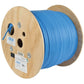 1000FT CAT6A BULK CABLE BLUE CAT6 10G SOLID CORE CMR PVC 23 AWG