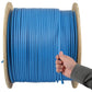 1000FT CAT6A BULK CABLE BLUE CAT6 10G SOLID CORE CMR PVC 23 AWG