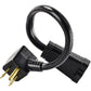 OUTLET EXTENDER EXTENSION CABLE WITH 2 OUTLETS