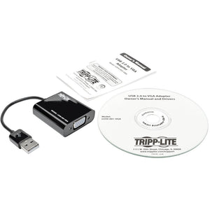 USB TO VGA VIDEO ADAPTER 1080P USB 2.0 MULTI MONITOR CONVERTER