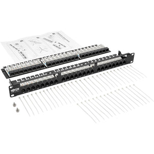 48PORT CAT5/5E RJ45 110 PATCH PANEL 568B 1U RACKMOUNT