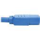 3FT POWER EXTENSION CORD 14AWG 15A C14 TO C13 HEAVY DUTY BLUE
