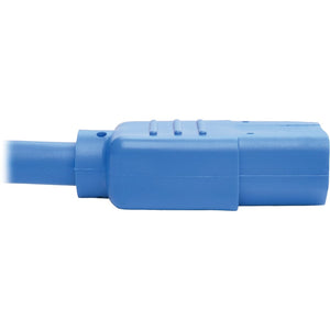 6FT PWR EXTENSION CORD 18AWG 10A C14 TO C13 BLUE COMPUTER CABLE