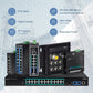 6PORT HARDENED INDUSTRIAL GIGABIT ULTRA POE DIN-RAIL SWITCH