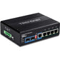 6PORT HARDENED INDUSTRIAL GIGABIT ULTRA POE DIN-RAIL SWITCH