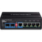 6PORT HARDENED INDUSTRIAL GIGABIT ULTRA POE DIN-RAIL SWITCH