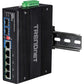 6PORT HARDENED INDUSTRIAL GIGABIT ULTRA POE DIN-RAIL SWITCH