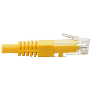 15FT CAT6 YELLOW GIGABIT MOLDED 24AWG RJ45 M/M PATCH CABLE 550MHZ