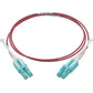 1M FIBER MMF LC/LC 50/125 DUPLEX 10GB OM4 LSZH PATCH CABLE