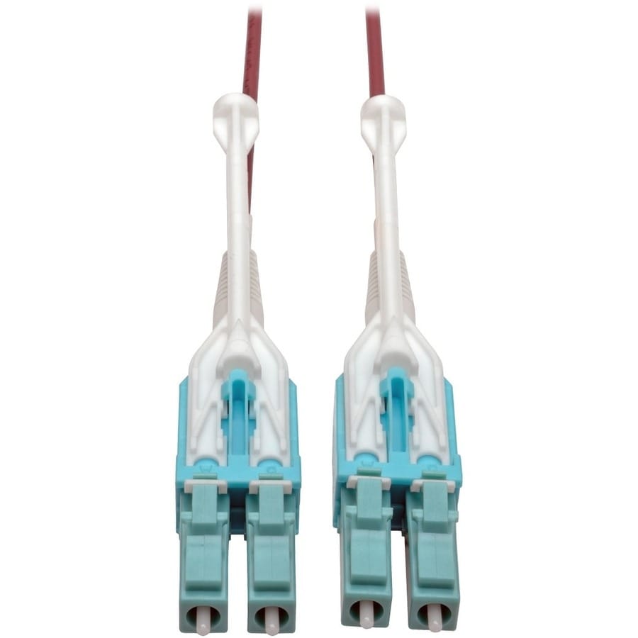 2M FIBER MMF OM4 LC/LC 10GB DUPLEX 50/125 LSZH PATCH CABLE