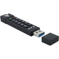 64GB USB3.0 256-BIT AES XTS HW ENCRYPTED SECURE MEMORY KEY