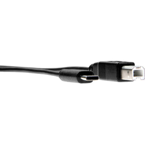 3FT/1M USB-C TO USB-B CABLE M/M USB 2.0 USB-C TO USB-B M/M BLACK