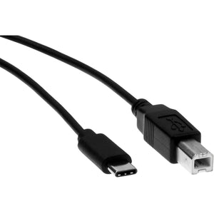 3FT/1M USB-C TO USB-B CABLE M/M USB 2.0 USB-C TO USB-B M/M BLACK