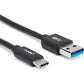 3FT/1M USB-C TO USB-A CABLE M/M USB 3.0 USB-C TO USB-A M/M BLACK