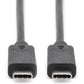 3FT/1M USB-C TO USB-C CABLE M/M USB 3.1 GEN2 10GB BLACK