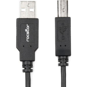 10FT/3M USB 2.0 A-B M/M CABLE USB 2.0 TYPE A TO B CABLE M/M BLACK