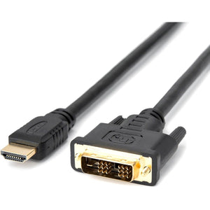 10FT/3M HDMI TO DVI-D CABLE M/M HDMI MALE TO DVI-D 18+1 MALE