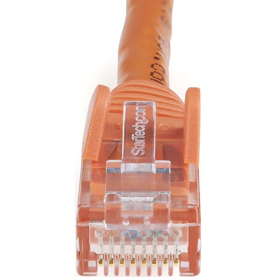 8FT ORANGE CAT6 ETHERNET CABLE SNAGLESS RJ45 UTP PATCH CABLE CORD