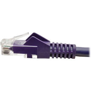 1FT CAT6 PATCH CABLE PURPLE M/M SNAGLESS MOLDED UTP RJ45