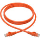 6FT CAT6 ORANGE UTP RJ45 M/M SNAGLESS MOLDED PATCH CABLED