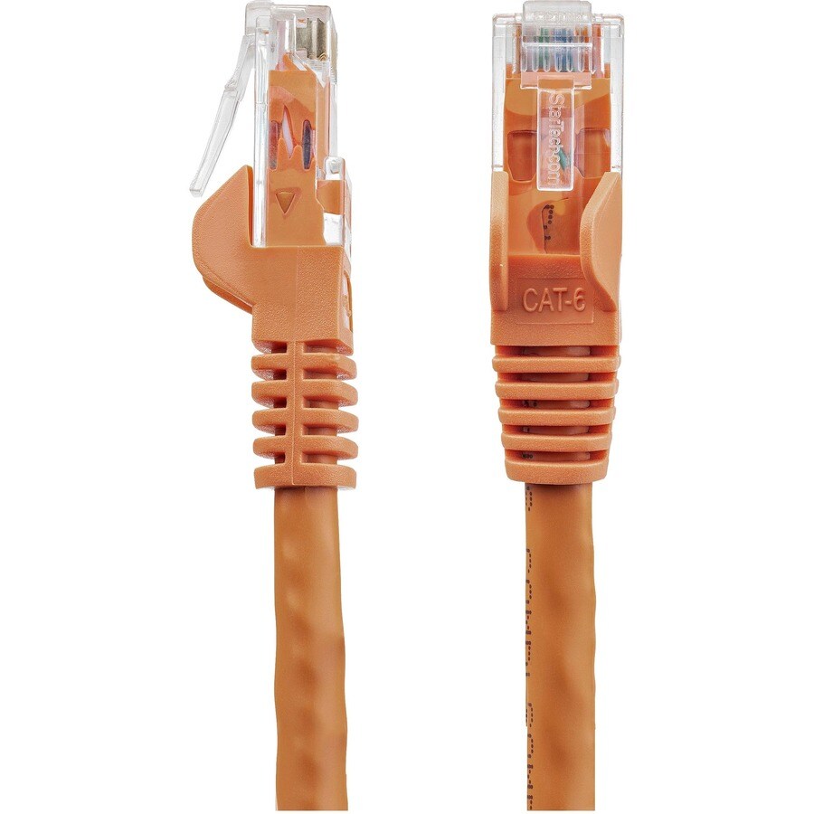 1FT ORANGE CAT6 ETHERNET CABLE SNAGLESS RJ45 UTP PATCH CABLE CORD