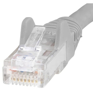 6IN GREY CAT6 ETHERNET CABLE SNAGLESS RJ45 UTP PATCH CABLE CORD