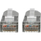 1FT CAT6 CAT5E PATCH CABLE RJ45 GIGABIT MOLDED M/M 550MHZ GRAY