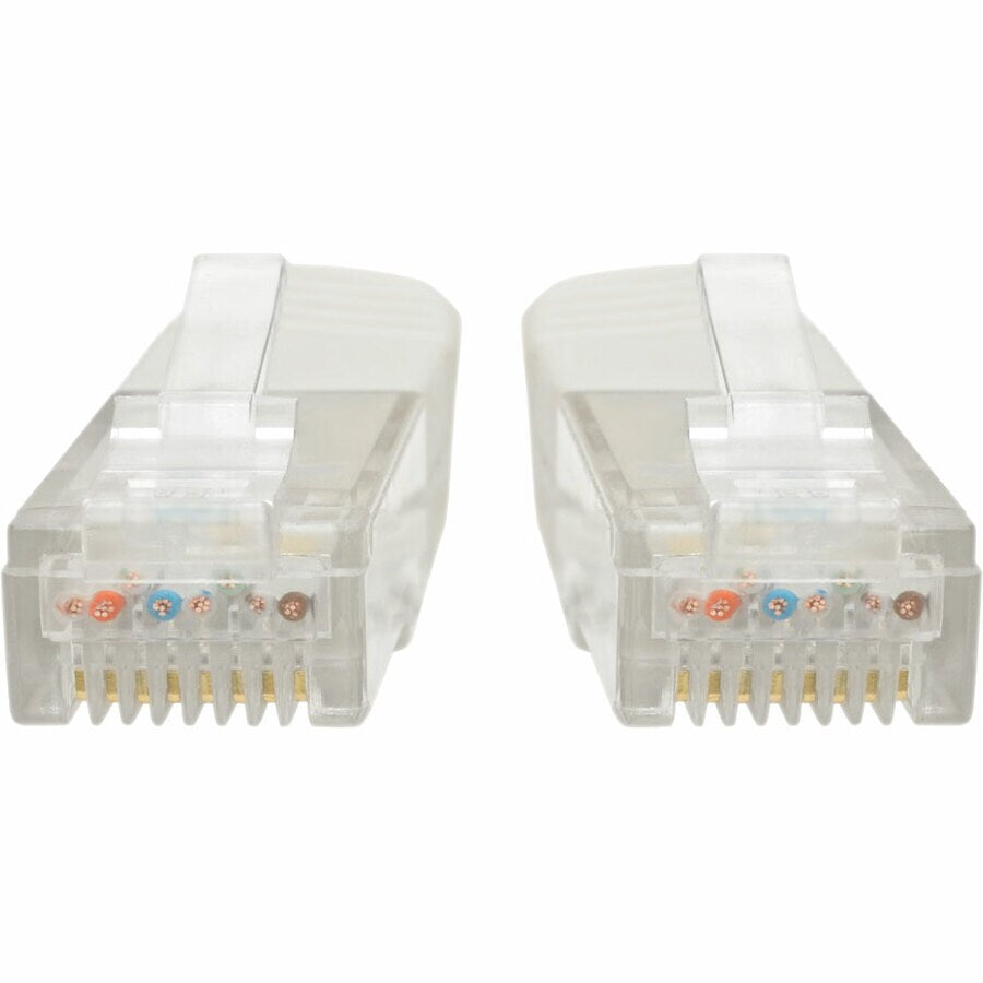 1FT CAT6 CAT5E PATCH CABLE RJ45 GIGABIT MOLDED M/M 550MHZ WHITE