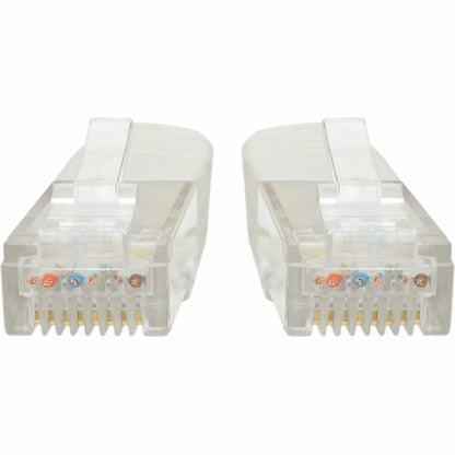 1FT CAT6 CAT5E PATCH CABLE RJ45 GIGABIT MOLDED M/M 550MHZ WHITE