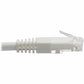 1FT CAT6 CAT5E PATCH CABLE RJ45 GIGABIT MOLDED M/M 550MHZ WHITE